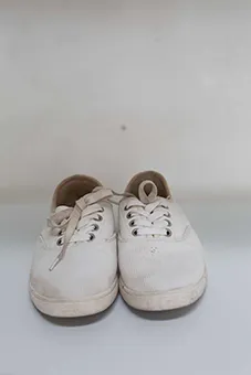 Plain White Sneakers