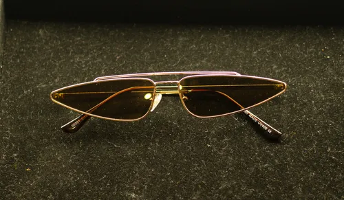 Gold Glasses ( Narrow Lens Frames)