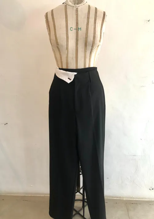 Vintage Italian Tuxedo Trousers