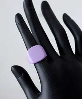 Lilac Sculptural Ring