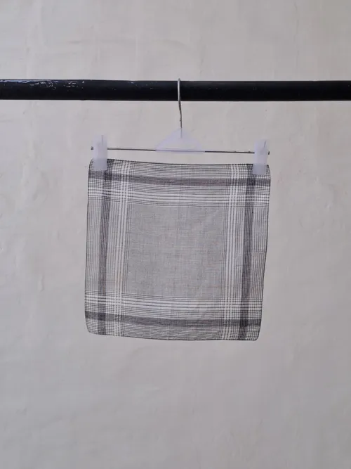 Mens Light Grey Pocket Square