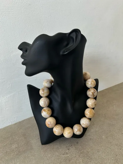 Beads Beige Necklace
