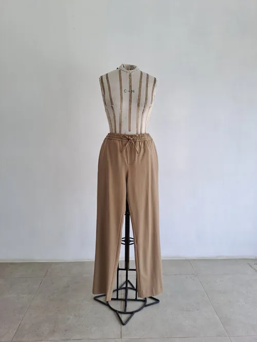 Brown Tied Trouser