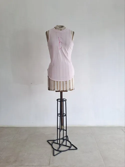 Pink Sleeveless Tee