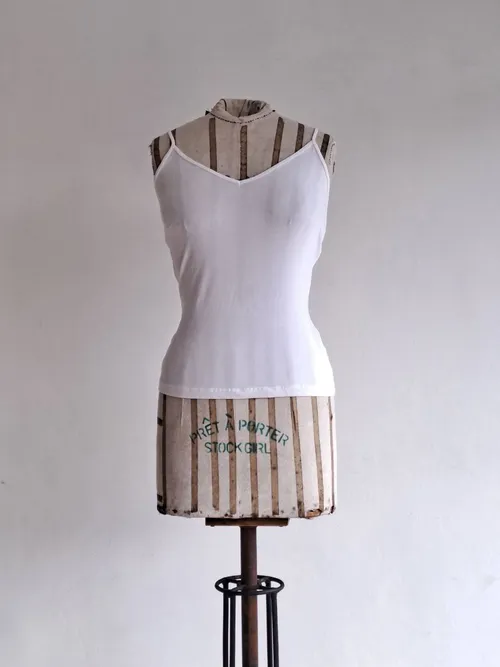 White Plain V-Neck Camisole