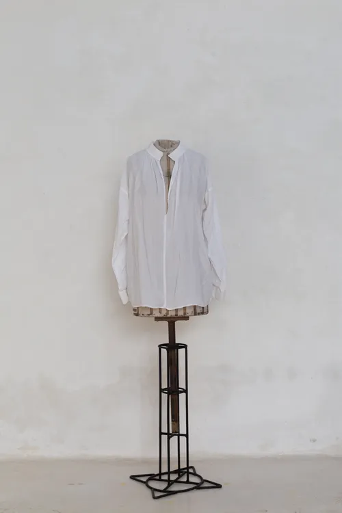White Clergy Collar Shirt