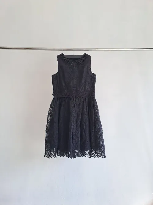 Black Flower Dress
