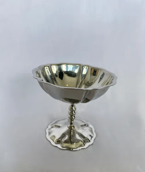 Antique Silver Ice Cream Bowl