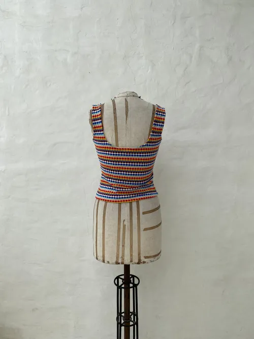 Multicolor Sleeveless Top