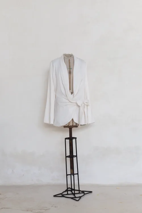 Rat & Boat white silky jacket