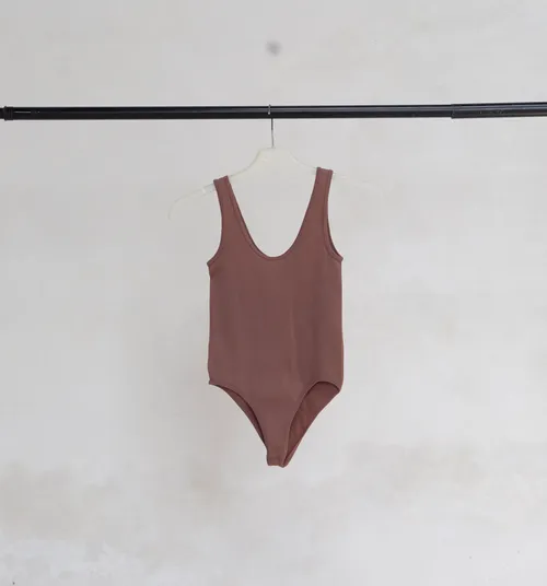 Brown Bodysuit