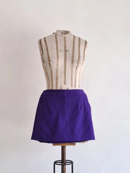 Purple Mini Skirt