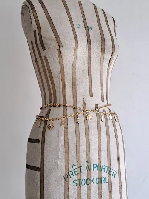 Gold Sun Star Moon Belt