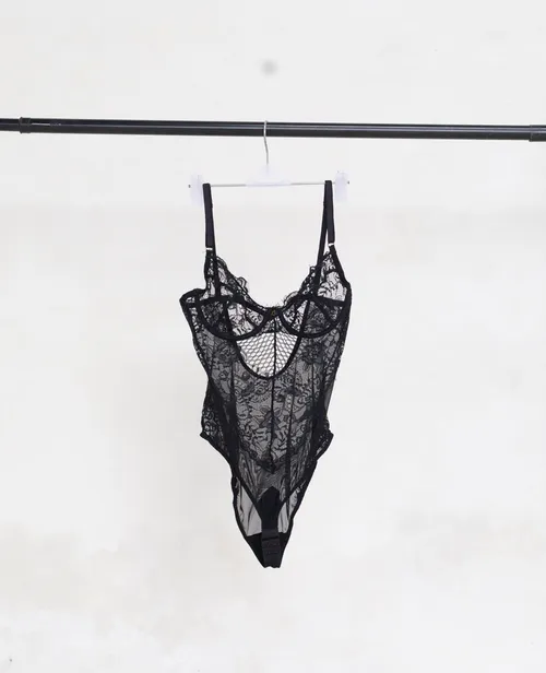 Black Lace Bodysuit