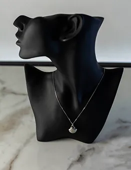 Silver Chain with Shell Pendant