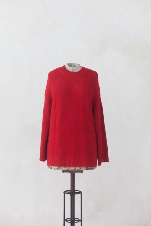 Red Knitted Sweater