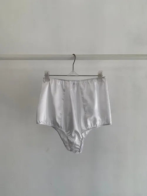 White Satin Knickers