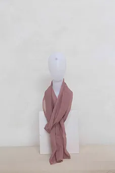 Mauve Silk Scarf