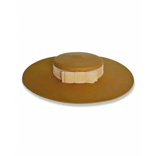 Rose Cherie Paris Beige Couture Hat 