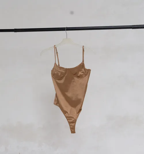 Nude Balcony Bodysuit