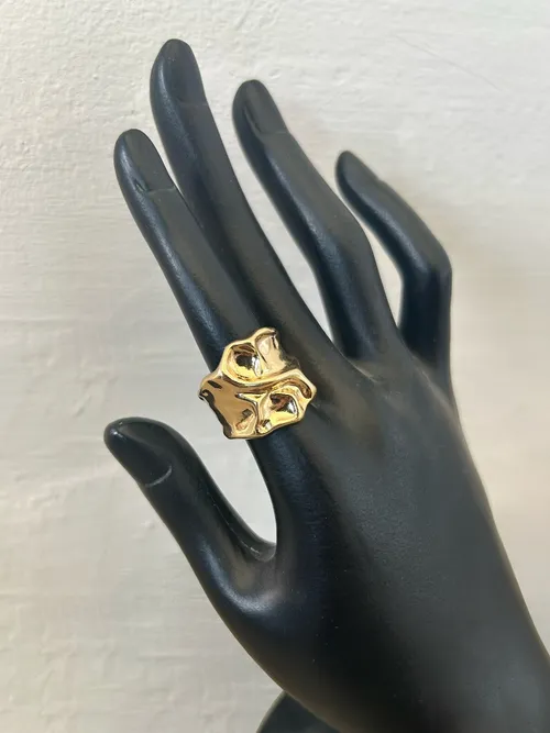 Chunky Gold Statement Ring