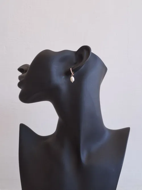 Tiny Pearl Drop Earring