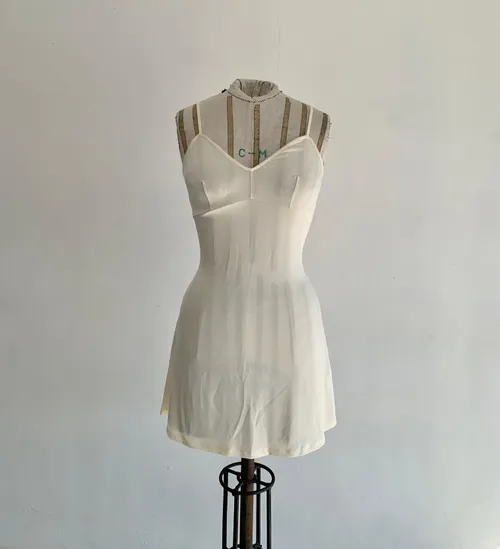 Zimmermann Cream Slip Dress