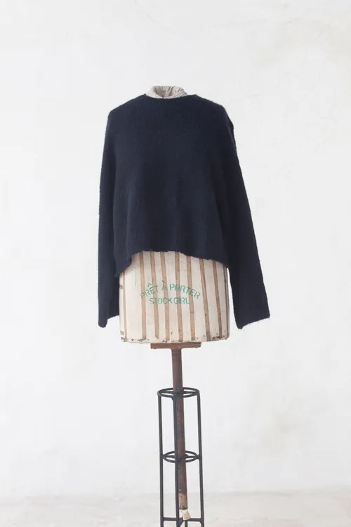 Black Knitted Sweater