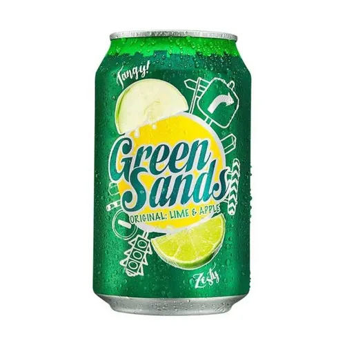 Green Carbonated Drink Can