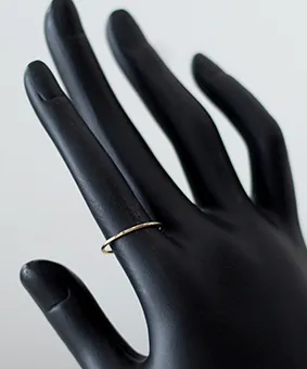 Minimal Thin Gold Ring 