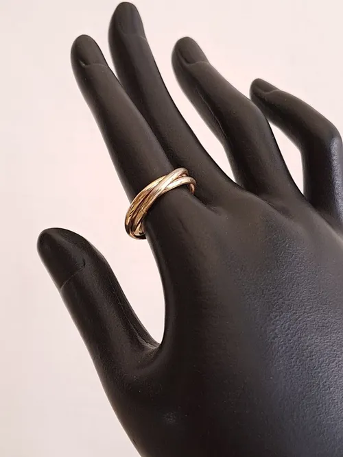 Three Band thin Gold Ring