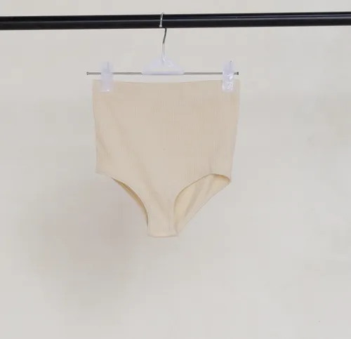Beige High Waisted Briefs