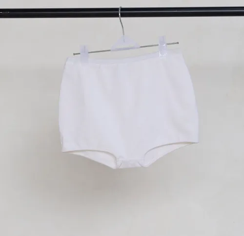 White High Waisted Briefs