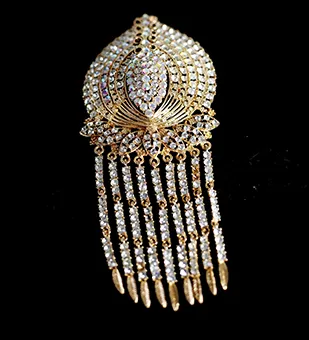 Large Rhinestones Epaulettes