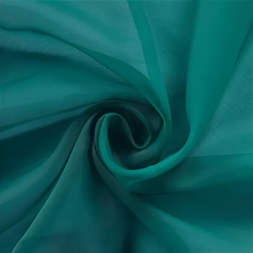 Sheer Teal Fabric