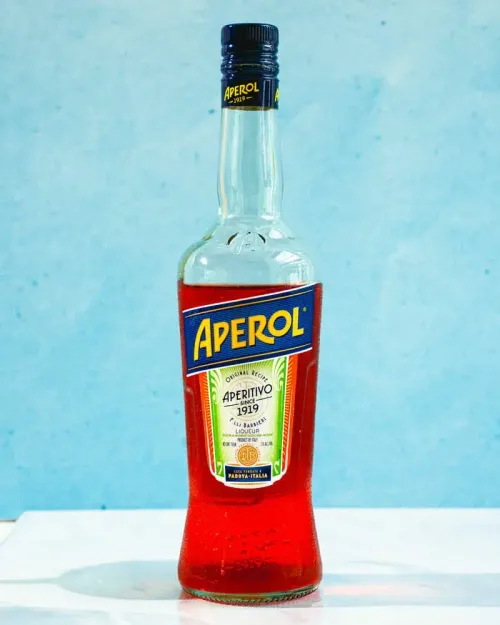 Aperol Spritz Liquor Bottle