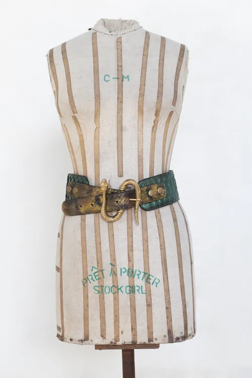  Snake Skin and Scale Pattern Belt ( Snake Shaped Buckle)