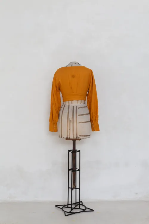 Ochre Yellow Long Sleeved Top
