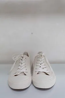  Plain White Sneakers