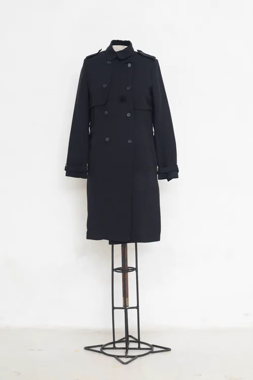 Black trench coat