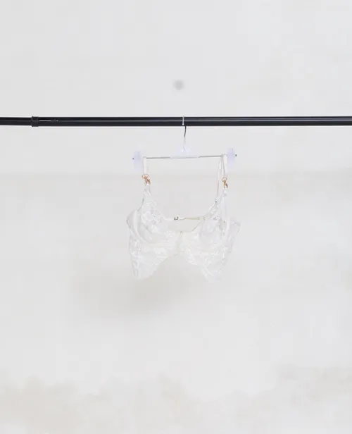 White Lace Balcony Bra