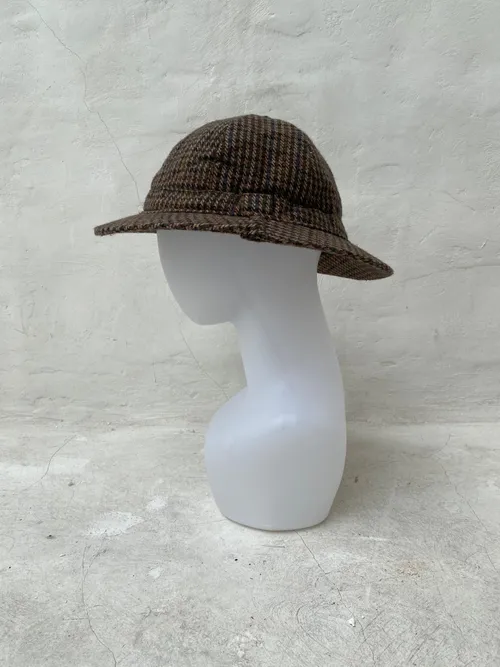 Men's Folding Deerstalker Tweed Hat  