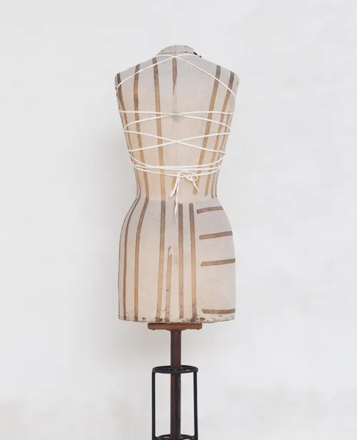 Cropped White Top with Criss Cross Back Ties