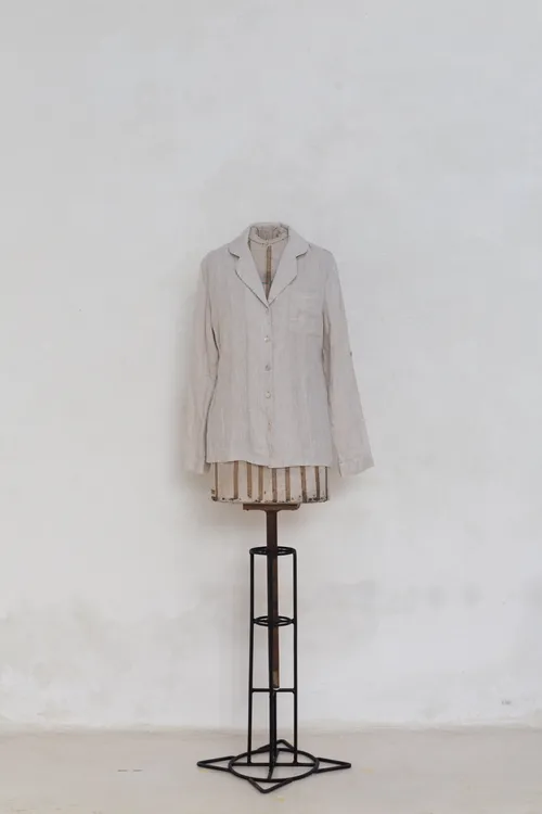 Beige Linen Jacket