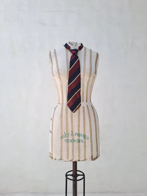 Men's Red, Black and Gold Tie