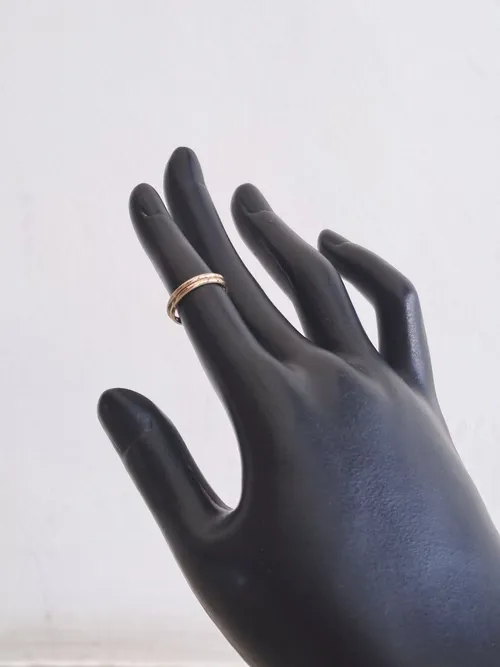 Thin Small Gold Ring Set (2)