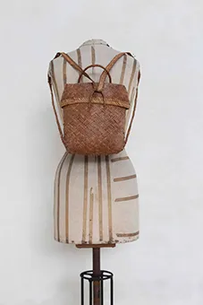 Traditional Woven Basket Back Pack