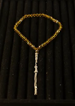 Amber and Silver Choker