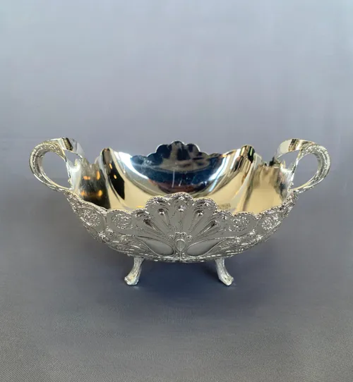 Antique Silver Serving Bowl