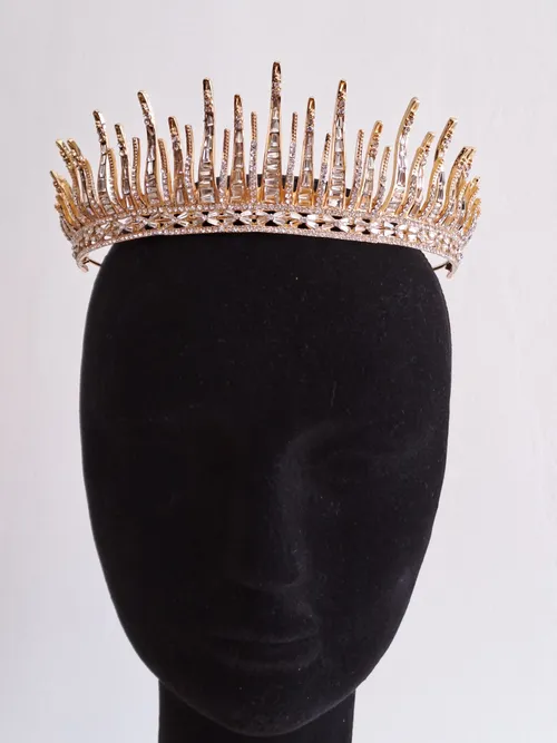 Crown with White Rhinestones